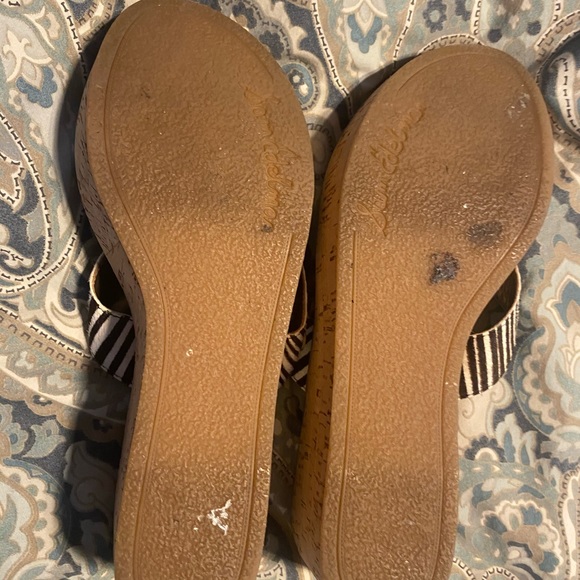 Sam Edelman ROMY animal print Wedge sandals - Picture 2 of 4